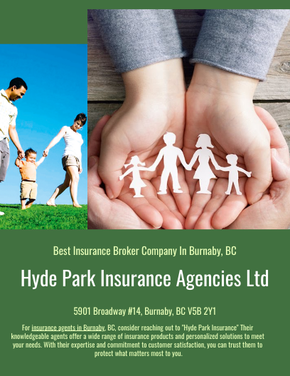 Insurance Brokers Company Burnaby, BC - by Hyde Park [Infographic]