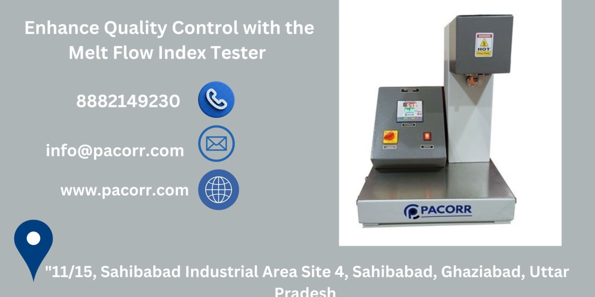 Pacorr’s Digital Melt Flow Index Tester: Advanced Features for Modern Industry Needs