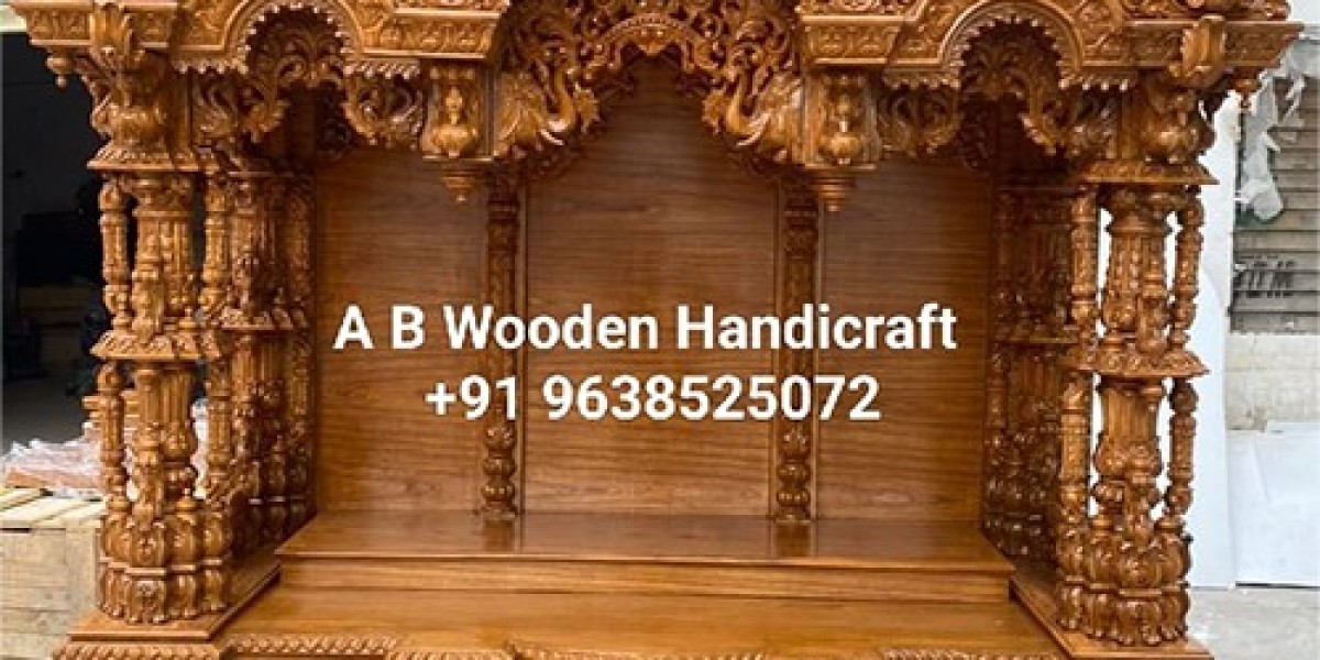 A B Wooden Handicraft: Leading Manufacturer & Exporter of Wooden Temples in India